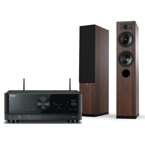 Zestaw stereo YAMAHA RX-V4A + INDIANA Line Tesi 5 Mocca