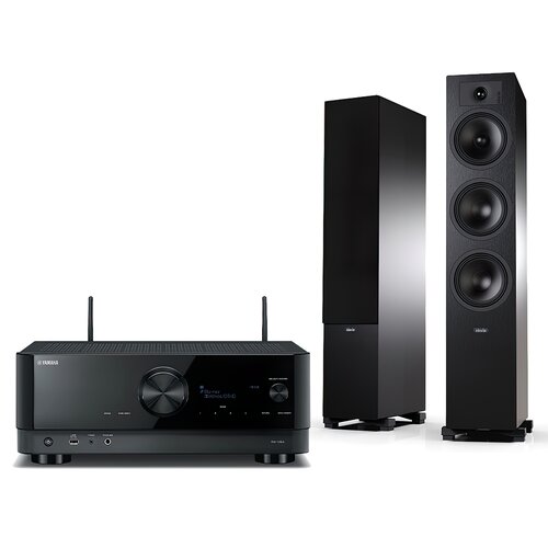 Zestaw stereo YAMAHA RX-V6A + INDIANA LINE Tesi 6 Czarny