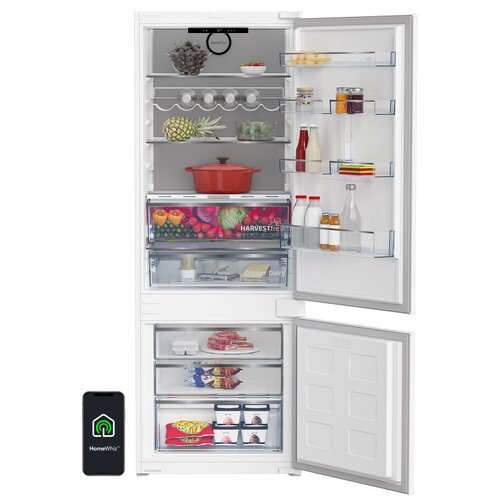 Lodówka BEKO BCNE400E50SHN No Frost HarvestFresh AeroFlow MetalWall Zdalne Sterowanie 193cm