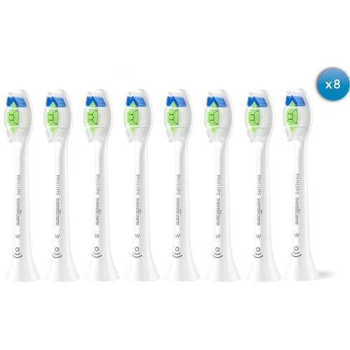 Końcówka szczoteczki PHILIPS Sonicare W2 HX6068/87 Średnio miękkie włókna (8 szt.) (Wybielające)