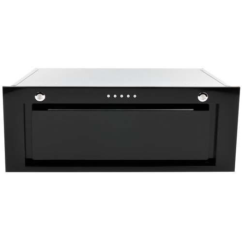 Okap SEENERGY Gruppo Incasso Vetro 52 BL Czarny 411m3/h 57dB klasa A