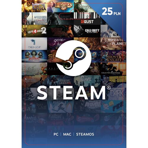 Karta podarunkowa STEAM 25 zł