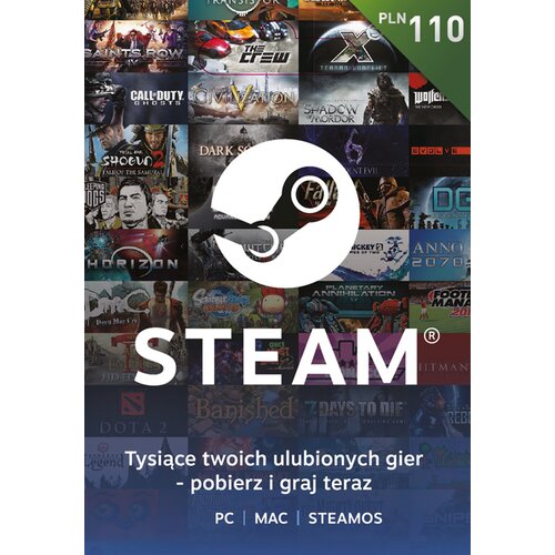 Karta podarunkowa STEAM 110 zł