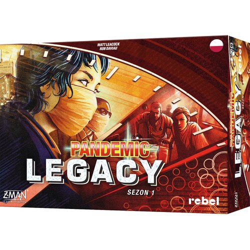 Gra planszowa REBEL Pandemic Legacy Sezon 1 (edycja czerwona)
