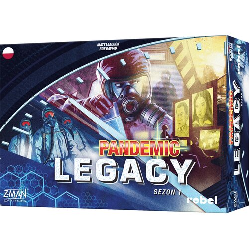 Gra planszowa REBEL Pandemic Legacy Sezon 1 (edycja niebieska)