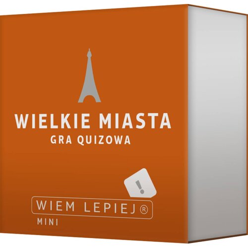 Gra towarzyska REBEL Wiem lepiej Wielkie miasta