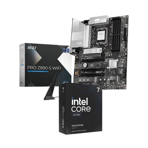 Płyta główna MSI Pro Z890-S WiFi + Procesor INTEL Core Ultra 7-265KF