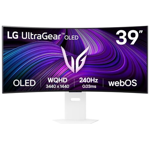 Monitor LG UltraGear 39GX90SA-W.AEU 39" 3440x1440px OLED 240Hz 0.03 [GTG] Curved