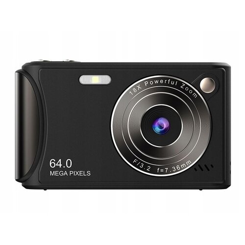 Aparat XREC Q18 Czarny, 64 Mpix, 4k 30