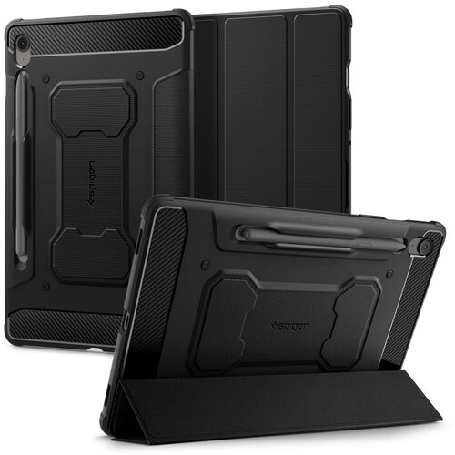 Etui na Galaxy Tab S9 11.0/S10 FE 10.9 SPIGEN Rugged Armor Pro Czarny