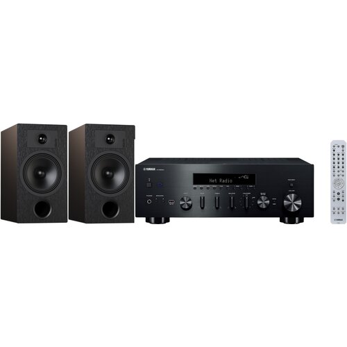 Zestaw stereo YAMAHA MusicCast R-N600A Czarny + INDIANA LINE Tesi 3 Czarny