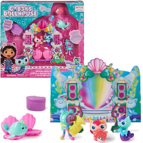 Zestaw figurek SPIN MASTER Koci Domek Gabi Kotlantyda Mermaid-lantis 6069930 20146825