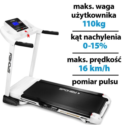 Bieżnia elektryczna SPOKEY Trance 1490W 16km/h