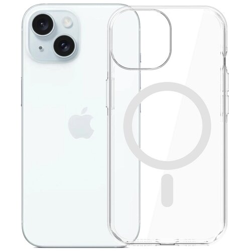 Etui 3MK EverClear MagCase do Apple iPhone 15 Przezroczysty