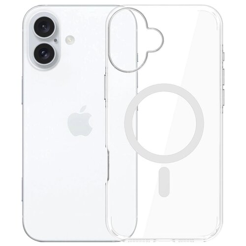 Etui 3MK EverClear MagCase do Apple iPhone 16 Przezroczysty