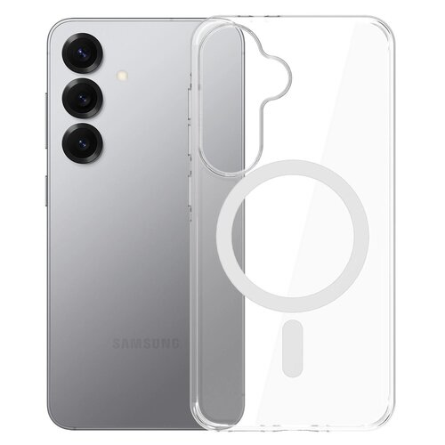 Etui 3MK EverClear MagCase do Samsung Galaxy S25 Przezroczysty