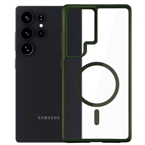 Etui 3MK Satin Guardx MagCase do Samsung Galaxy S25 Ultra Zielony