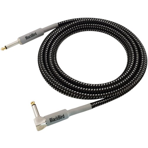 Kabel BLACKBIRD BBIC3K-PS7-BG Jack 6.3 mm kątowy - Jack 6.3 mm 3 m