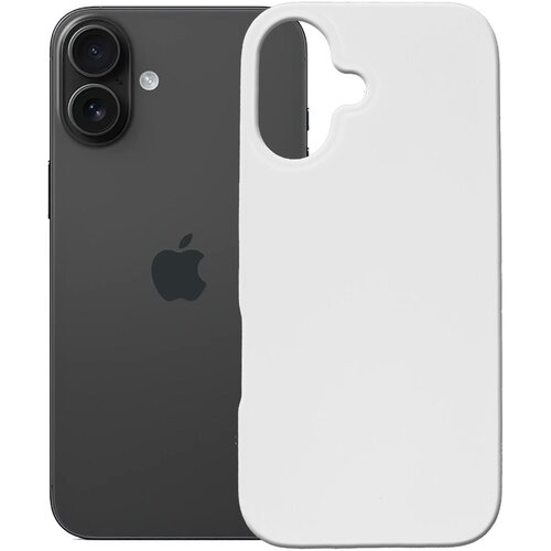 Etui 3MK Hardy MagSilicone do Apple iPhone 16 Biały