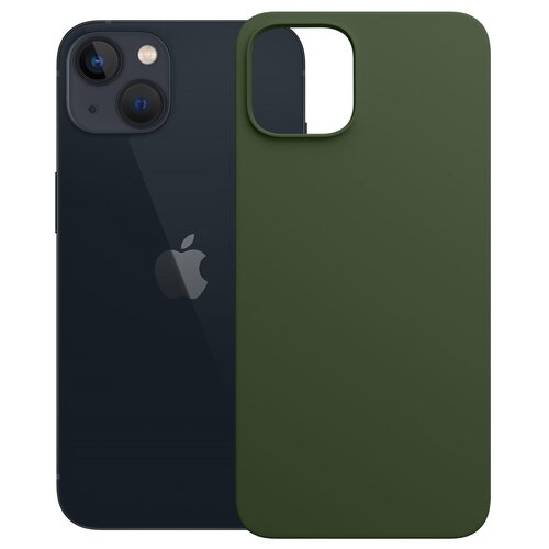Etui 3MK Hardy MagSilicone do Apple iPhone 15 Ciemnozielony
