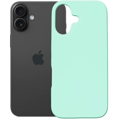 Etui 3MK Hardy MagSilicone do Apple iPhone 16 Plus Turkusowy
