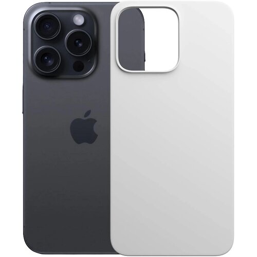 Etui 3MK Hardy MagSilicone do Apple iPhone 13 Pro Srebrno-biały