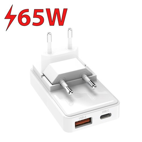 Ładowarka sieciowa SBS Flexi 65W Biały