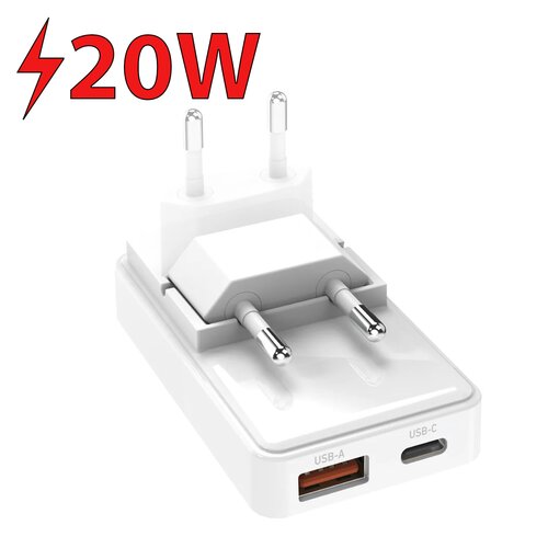 Ładowarka sieciowa SBS Flexi 20W Biały