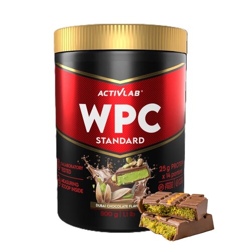 Odżywka białkowa ACTIVLAB Wpc Standard Dubajska czekolada (500 g) Bez cukru