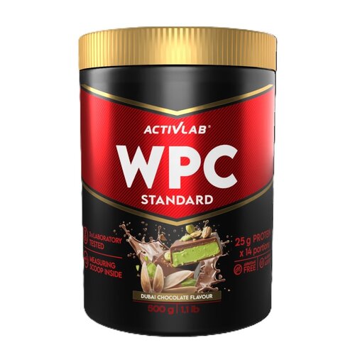 Odżywka białkowa ACTIVLAB Wpc Standard Dubajska czekolada (500 g) Bez cukru