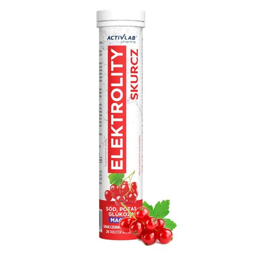 Elektrolity ACTIVLAB Skurcz Czerwona porzeczka (20 tabletek)