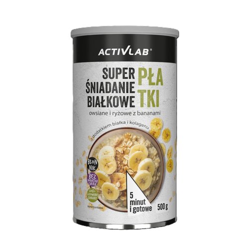 Owsianka ACTIVLAB Super śniadanie białkowe z bananami (500 g)