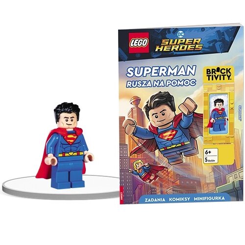 Książka LEGO Super Heroes Superman rusza na pomoc LNC-6462 (okładka miękka)
