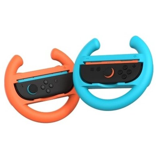 Uchwyt na Joy-Con YAXO Wheels Set Inferno Pomarańczowy/Niebieski