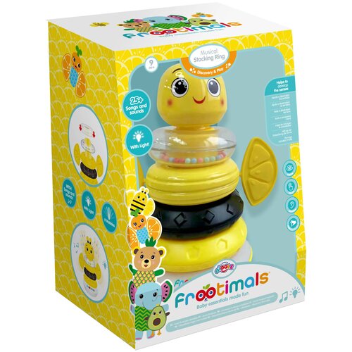 Zabawka edukacyjna KIDS EUROSWAN Frootimals Bizzy Lemonbee FT00023