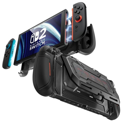 Etui SUPCASE Titan do Nintendo Switch 2 Czarny
