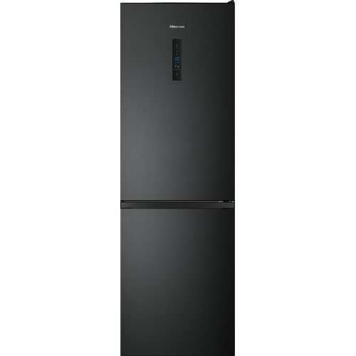 Lodówka HISENSE RB395N4BFE No Frost 186cm Czarna Licowane drzwi  Szuflada z regulacją wilgotności