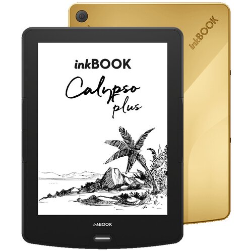 Czytnik e-booków INKBOOK Calypso Plus 6", Podświetlany ekran, Wi-Fi, Bez reklam Złoty
