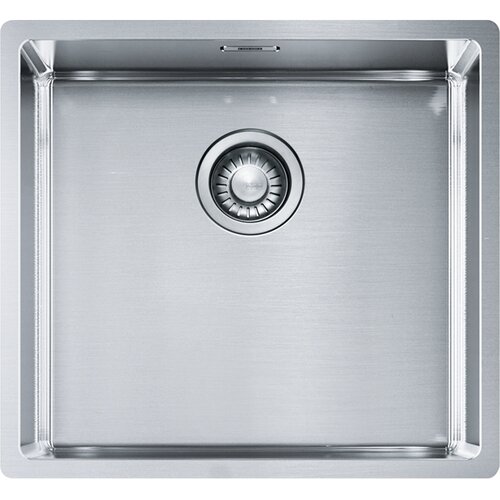 Zlewozmywak jednokomorowy FRANKE Box BXX 210/110-45 127.0453.655 Stal szczotkowana 45x49