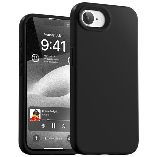 Etui MERCURY Silicone do Apple iPhone 16e Czarny