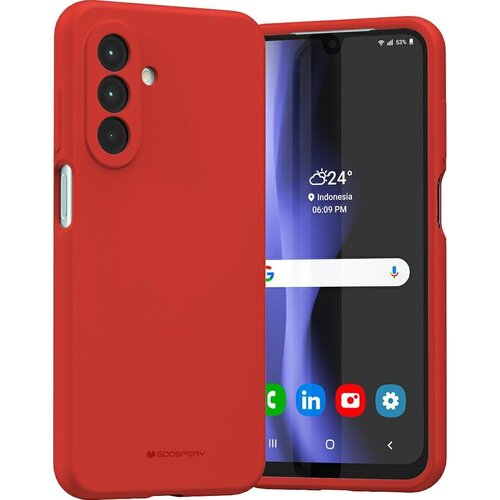 Etui MERCURY Silicone do Samsung Galaxy A26 Czerwony
