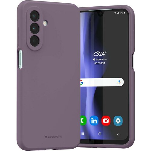 Etui MERCURY Silicone do Samsung Galaxy A26 Fioletowy