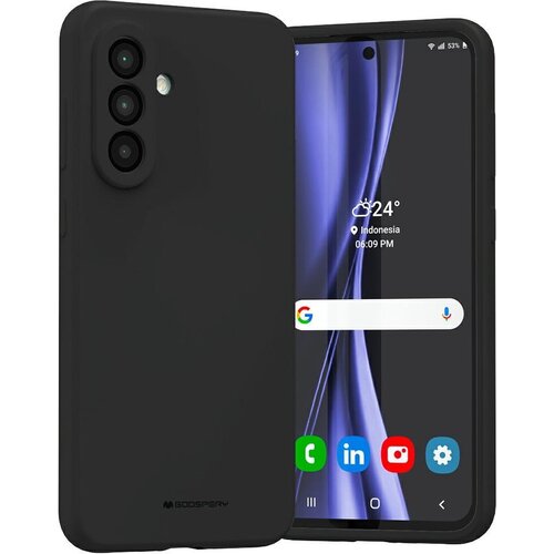 Etui MERCURY Silicone do Samsung Galaxy A36 Czarny