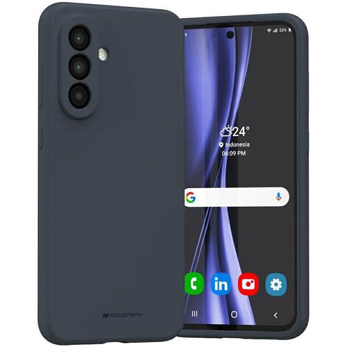 Etui MERCURY Silicone do Samsung Galaxy A56 Granatowy