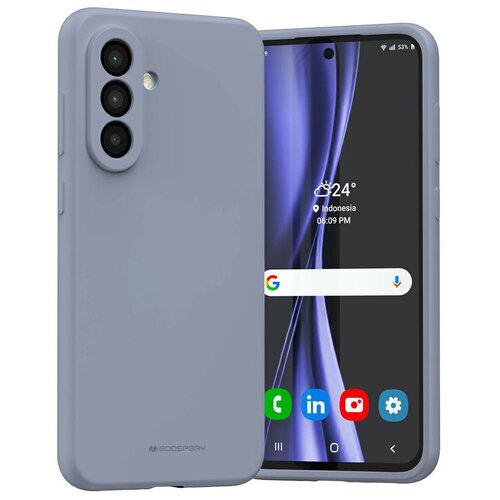 Etui MERCURY Silicone do Samsung Galaxy A56 Lawendowy