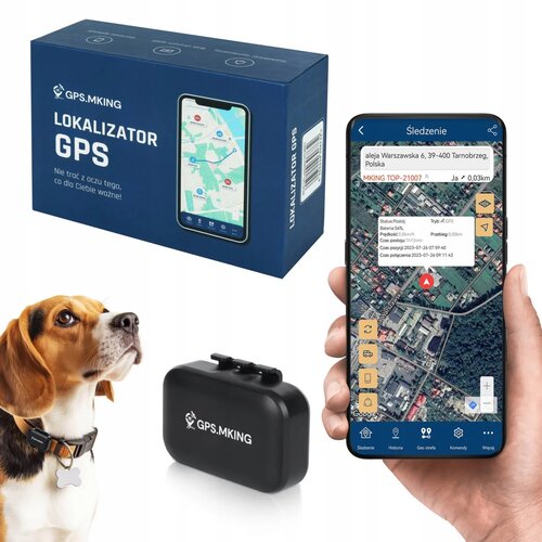 Lokalizator GPS dla psa i kota MKING MK059 4G