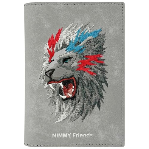 Portfel na dokumenty NIMMY Raptor Lion Szary