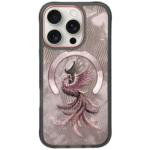 Etui NIMMY Magnetic Fantasy Animal MagSafe do Apple iPhone 16 Pro Różowo-złoty