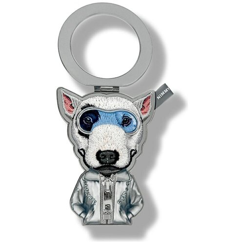 Zawieszka do telefonu NIMMY Cool&Cute 2.0 Dog Szary