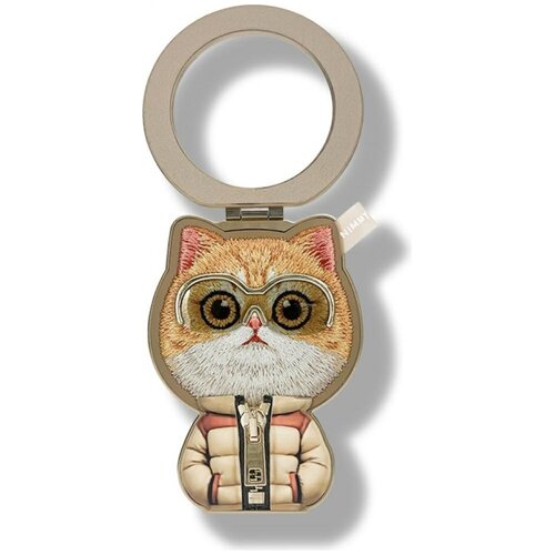Zawieszka do telefonu NIMMY Cool&Cute 2.0 Cat Brązowy